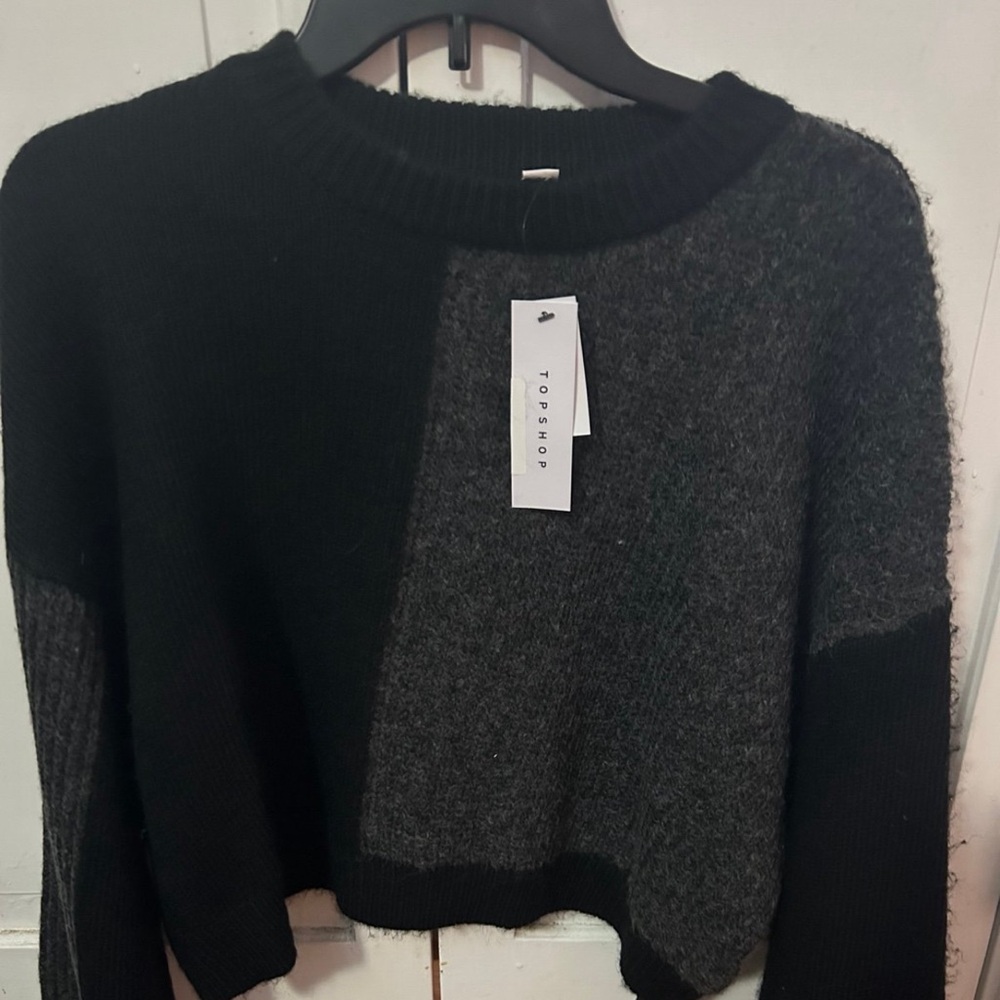 NWT Topshop color block sweater